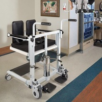 MSMT Élévateur de transfert électrique portable pour patients handicapés, fauteuil de transfert, fauteuil roulant, lit, siège de voiture, siège de toilette, haute résistance 150 kg