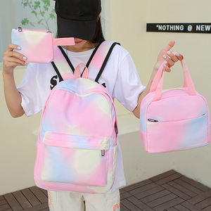 Custom <b>Backpack</b> Set School <b>Backpack</b> Custom Logo Girl Notebook Back Pack School Bag Set <b>Backpack</b> Lunch <b>Cooler</b> Pencil Bag - Product Image 5