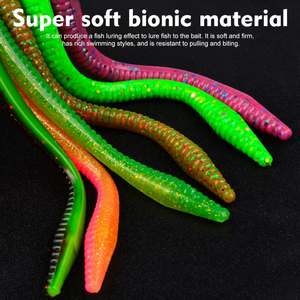 SNEDA Señuelos de Pesca de Hundimiento Lento Senko Worm, Cebo Artificial de Plástico Blando de Caída Natural para Pesca Finesse de Lubina y Perca - Product Image 2