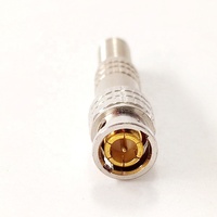 Câble coaxial RG59 de haute qualité pour antenne CCTV 75 ohms, connecteur coaxial RF BNC mâle à sertir en alliage de zinc