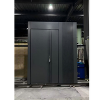 Porte de sécurité en acier galvanisé avec revêtement anti-UV, prévention incendie, antivol, étanche pour supermarché, hall, hôpital, extérieur