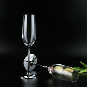 Coupe <span class=keywords><strong>De</strong></span> Verre a Vin Et <span class=keywords><strong>Champagne</strong></span> <span class=keywords><strong>Copas</strong></span> <span class=keywords><strong>De</strong></span> Vino <span class=keywords><strong>Copas</strong></span> <span class=keywords><strong>De</strong></span> champán <span class=keywords><strong>De</strong></span> cristal alto con base <span class=keywords><strong>de</strong></span> metal - Product Image 3