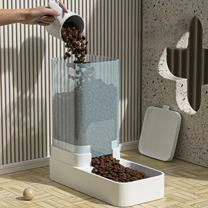 3.8LPet Feeder Dog <strong>Cat</strong> Food Bowl Pet Feeder Food Dispenser Auto Water Dispenser Bowl Grain Storage <strong>Barrel</strong> - Product Image 2