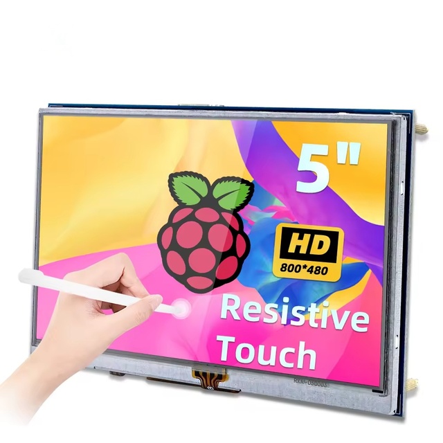 5'' Inch 800*480 Touch Screen 5 Inch Raspberry Pi LCD Display