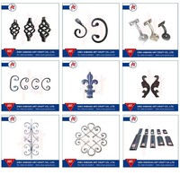 Clôtures Vente directe d'usine Garde-corps en fer forgé Tube carré Villa Cour Protection Isolation antivol