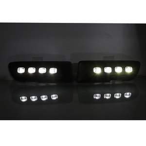 Gobison Lampe de voiture LED DRL Feux de brouillard Feux de circulation <span class=keywords><strong>diurne</strong></span> pour TOYOTA PRADO 2003-2009 Feux de brouillard - Product Image 3