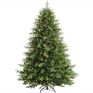 Árbol de Navidad Artificial Preiluminado Blanco con Luces LED, de PE y PVC, en Oferta de Fábrica - Product Image 4