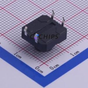TS-1003-07526 Tactile Switch Through hole-4P,12x12mm Switch Single Pole Single Throw Round Button Through Hole 12mm - Product Image 2