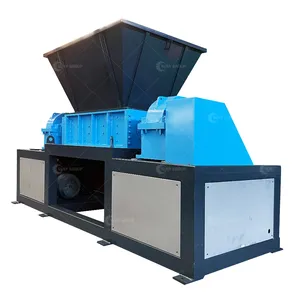 Electric Motor Two Shaft Heavy Duty Iron Sheet Metal Chip Steel Scrap Shredder Price