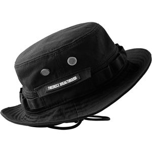 Sombrero de Pescador Negro para Hombre FOXA, 100% Lona de Algodón, Estilo Casual con Cordones - Product Image 1