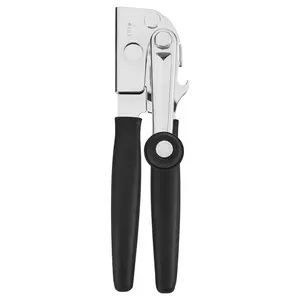 HM-CO005 Professional Commercial Can Opener - Manual Heavy Duty With Comfortable Unfoldable Easy Crank Handle And Swing Grip