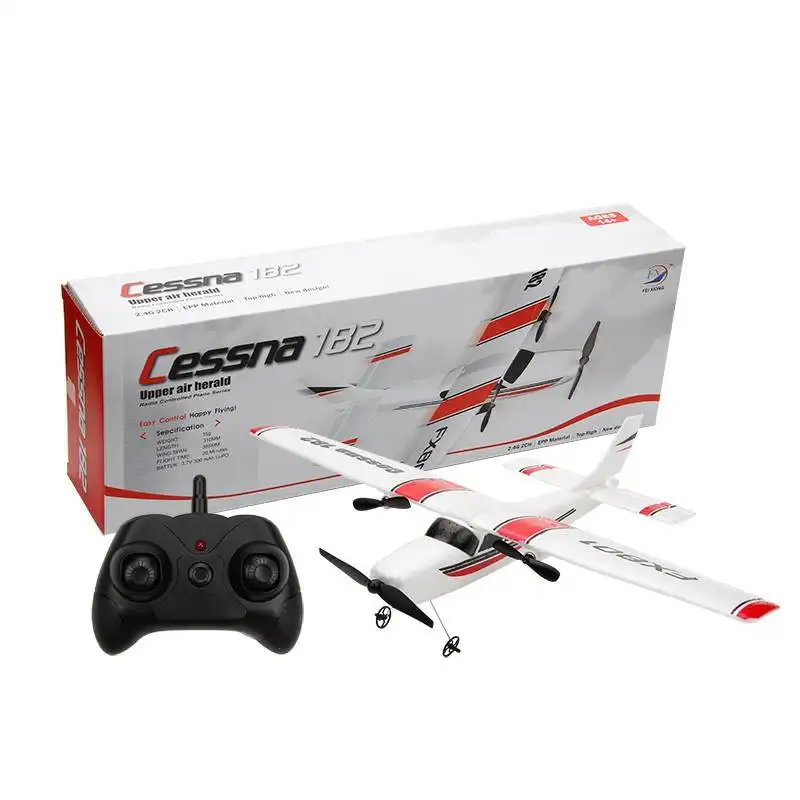 Control remoto de 2 canales Modelo de avión de espuma 2,4 GHz Radio Control Material EPP Fuente de energía eléctrica Incluye baterías Wi-Fi