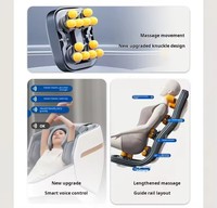 Fauteuil de massage électrique de luxe VCT-848A avec airbag pour les jambes et fonction zéro gravité, nouveau prix de gros familial