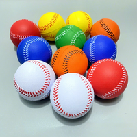Ballon de baseball souple en mousse PU de 7 cm/9 cm, jouet de sécurité pour l'entraînement, avec logo personnalisé, vente en gros pour enfants