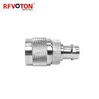 Adaptateur RFVOTON en laiton, prise mâle droite vers prise femelle BNC, adaptateur coaxial RF