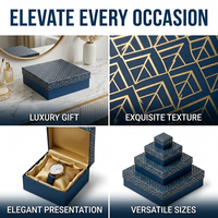 Boîte cadeau pliable de luxe avec fermeture magnétique, taille personnalisée, emballage rigide en carton pour souvenirs et objets de collection, vente en gros