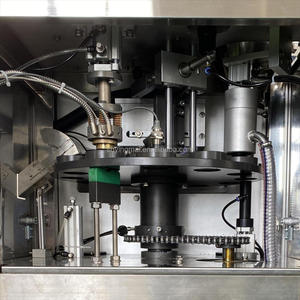 <span class=keywords><strong>Machine</strong></span> de remplissage et de scellage automatique électrique rotative pour capsules de café <span class=keywords><strong>Nespresso</strong></span> Kcup, 220V, moteur principal PLC pour l'alimentation - Product Image 4