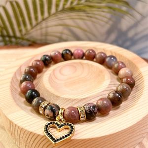 Bracelet naturel en perles de verre colorées, protection, livraison rapide dans le monde entier pour les grossistes, choix de pierres personnalisées - Product Image 1