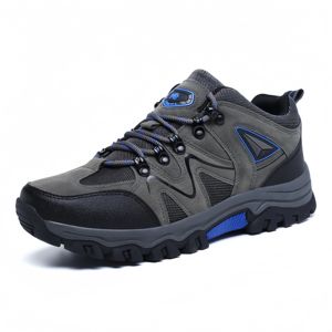 Nuevas <span class=keywords><strong>zapatillas</strong></span> de viaje al aire libre, zapatos de Montañismo <span class=keywords><strong>para</strong></span> hombres, botas de Montañismo de entrenamiento antideslizantes grandes - Product Image 4