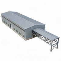 Bâtiment d'atelier en structure métallique préfabriquée |   Hangar industriel à ossature en acier léger |   Construction d'usines préfabriquées personnalisables