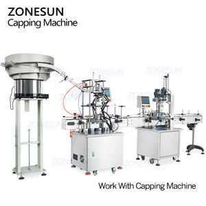 آلة تغذية أغطية الزجاجات الأوتوماتيكية ZONESUN ZS-XG446S لتنظيف وتغذية أغطية زجاجات المنظفات السائلة والتونر ورذاذ الوجه - Product Image 6