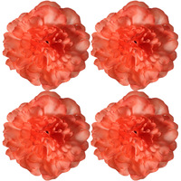 Épingle à cheveux artificielle en forme de carnation, accessoire floral pour mariage, décoration intérieure, cadeau, support de fleurs en tissu de soie pour photographie