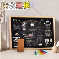 Tableau noir moderne en bois XH, à poser au mur ou sur comptoir, fabriqué en Chine, pour affichage de menus à la maison ou au restaurant