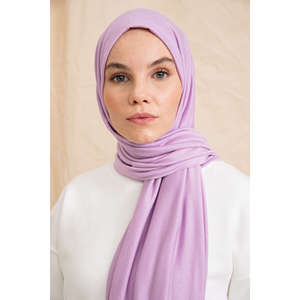 ผ้าคลุมไหล่เจอร์ซีย์ - สีม่วงไลแลค - สีม่วงไลแลค - Product Image 3