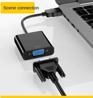 Convertisseur VGA mâle femelle adaptateur 1080 câble Audio HD pour ordinateur portable Xiaomi Xbox moniteur d'ordinateur projecteur tablette affiche