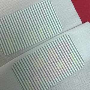 Parche de Silicona Elástica de Excelente Recuperación, Etiquetas Termoadhesivas con Rayas Verticales Tridimensionales para Camisetas - Product Image 3