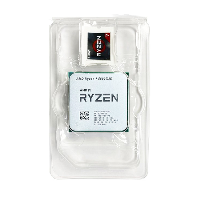 AMD for RYZEN 7 5800X3D 3.4GHz 8-Core 16-Thread Processor with 96M L3 Cache 100-000000651 AM4 Gaming CPU for Desktop Use
