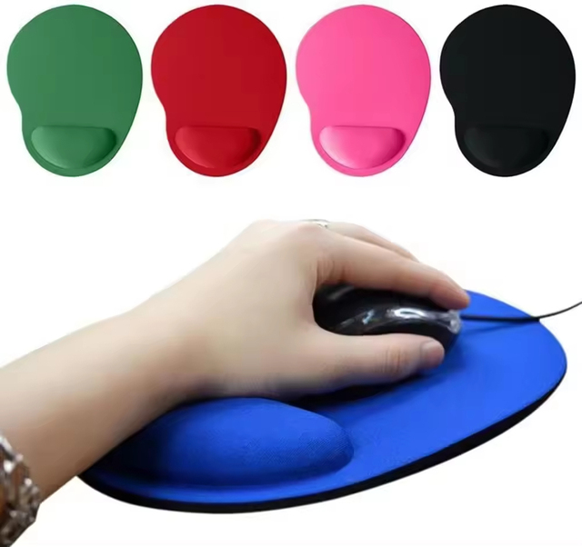 Soft Memory Foam Wrist Rest Mouse Pad, Ergonomic Desk Mat for Home Office, Wholesale Bulk