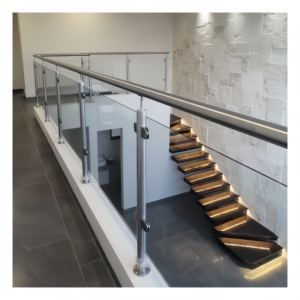 Rampe d'escalier en <span class=keywords><strong>verre</strong></span> moderne Tanlong Balustrade Escaliers Main courante en <span class=keywords><strong>verre</strong></span> sans cadre - Product Image 1