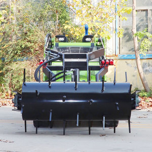 Minicargadora con Motor Honda y Máquina Perforadora de Césped con Bomba de Tracción por Orugas para Drenaje de Césped - Product Image 5