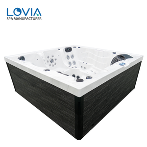 Meilleur jacuzzi extérieur Jacuzzi Baignoire à remous Personnalisation Spa extérieur moderne pour 5 personnes avec 91 jets - Product Image 2