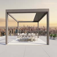 Pergola rétractable en aluminium Sweet Home, de haute qualité, installation facile, abri motorisé imperméable pour jardin, piscine, terrasse