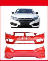 Kit de Carrocería de Fábrica para Automóvil Civic con Parachoques Delantero y Trasero Reemplazable para Honda Civic 2006 2007 2008 2009 2010 2011-2015