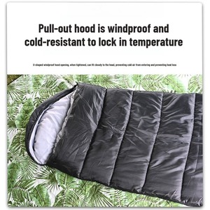 <span class=keywords><strong>Saco</strong></span> de <span class=keywords><strong>Dormir</strong></span> para Acampar al Aire Libre, de Algodón Hueco Engrosado, para Picnic, Cálido y Resistente a la Suciedad, Portátil - Product Image 2