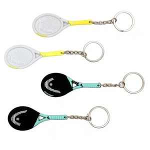 Wsnbwye Padel-Schlägerbox Schlüsselanhänger für Frauen Männer Geschenk Sublimation Fan <span class=keywords><strong>Anime</strong></span> Carbonfaser Tennisschläger Schlüsselring - Product Image 1