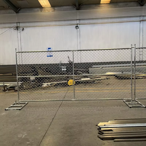 Panneaux de clôture temporaire à maillons amovibles populaires aux États-Unis pour la construction, le stockage et la sécurité des cours - Product Image 5