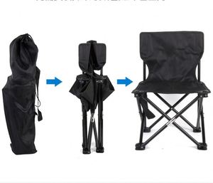 Silla de Camping al aire libre, silla plegable portátil, cinturón, Picnic, Camping, silla de coche, fácil de llevar, fácil de usar, rodamiento de alta carga - Product Image 4