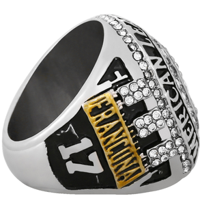 Anillo Conmemorativo del Campeonato <span class=keywords><strong>de</strong></span> los <span class=keywords><strong>Cleveland</strong></span> Indians 2016, Chapado en Plata, con Piedras Preciosas, para Boda, Compromiso o Fiesta - Product Image 4