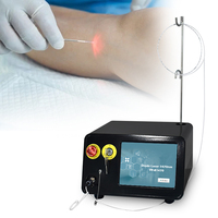 Appareil médical portable d'ablation laser des varices endovénineuses EVLA/EVLT 980 nm 1470 nm, appareils laser pour les varices des jambes