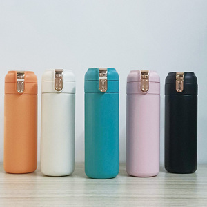 Wholesale 420ml Custom Smart Led Hot and Cold Sports Stainless Steel Reusable Water Bottle Logo with Temperature Display