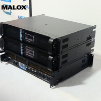 Amplificateur de puissance 4 canaux MALOX FP-10000Q, mode pont 8 ohms, 2x4200W haute puissance, classe TD, métal, 20Hz-34kHz, SNR 70dB, pour enceintes de ligne