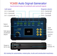 Generador de Señales Automático YC600 para Pruebas de ECU, Simulador de Señales Analógicas de Seis Canales para Cigüeñal y Árbol de Levas (CKP, CMP, SYNC)