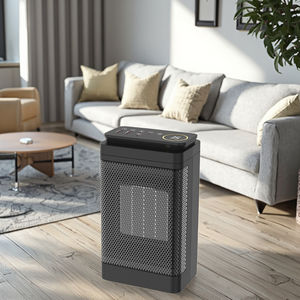 เครื่องทำความร้อนไฟฟ้าพร้อมรีโมทควบคุมหน้าจอสัมผัสเครื่องทำความร้อนพัดลมตั้งโต๊ะแบบ PTC - Product Image 1