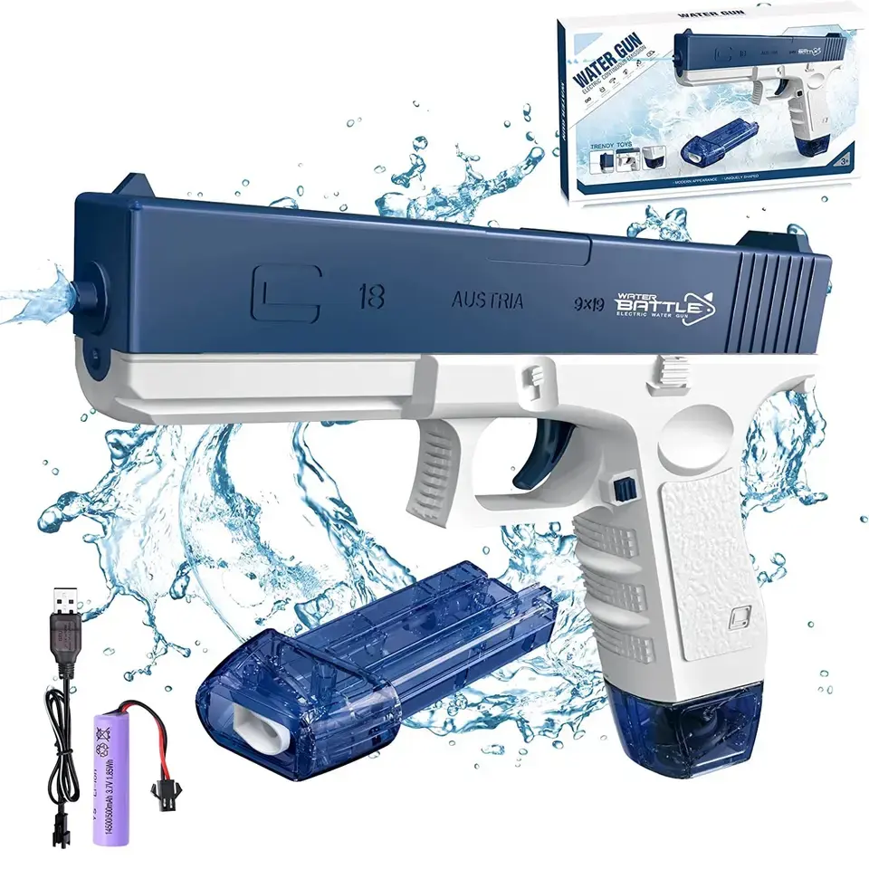 Электрические водяные пистолеты, Автоматический водяной аппарат-разбрызгиватель, игрушечный пистолет на батарейках, водяной пистолет, игрушка электрическая для детей, летние игрушки