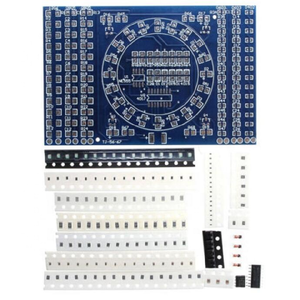 Deko-<span class=keywords><strong>cd4017</strong></span> LED rotatif <span class=keywords><strong>SMD</strong></span> NE555, Kit de bricolage de pratique de soudure, combinaison électronique d'entraînement - Product Image 4
