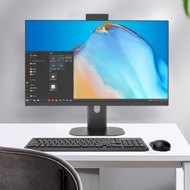 Factory Price 24 Inch Core I5 I7 16gb Ram 1tb Hdd Ssd Win10 Cheapest Desktop Barebone Pc All in One